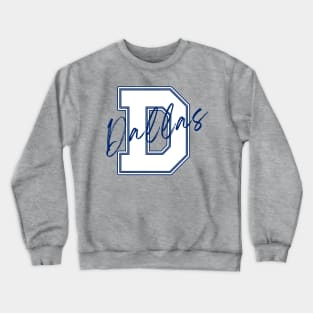 Dallas Football Vintage Style Crewneck Sweatshirt